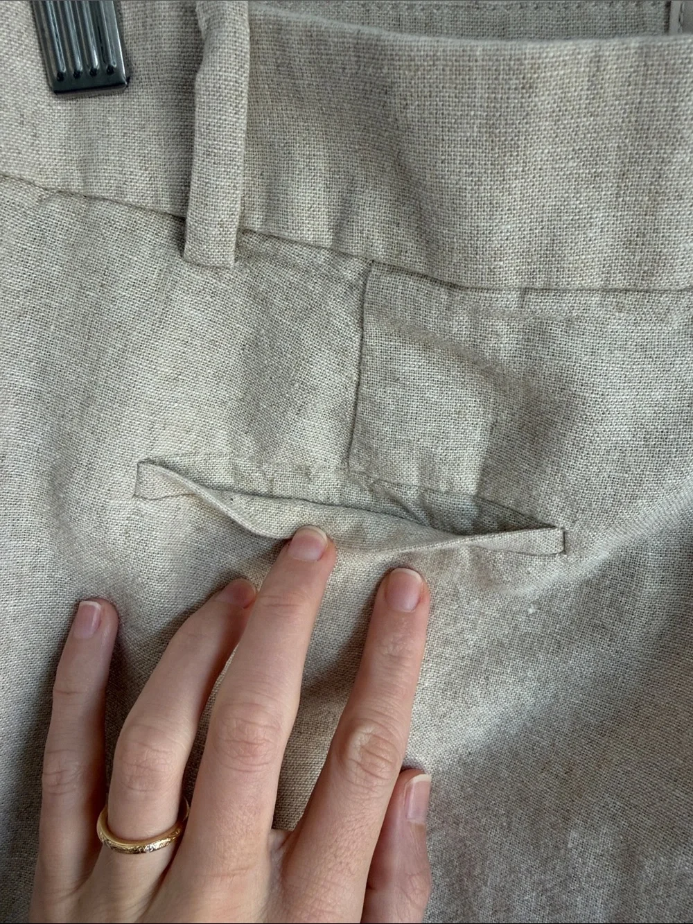 J. Crew Remy Linen-Blend Wide Leg Trouser